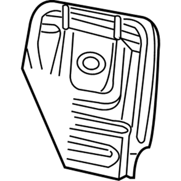 Mercury 1L2Z78613A38BA Frame & Spring - Rear