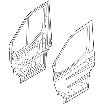Ford CK4Z-6120124-J Door Assembly - Front
