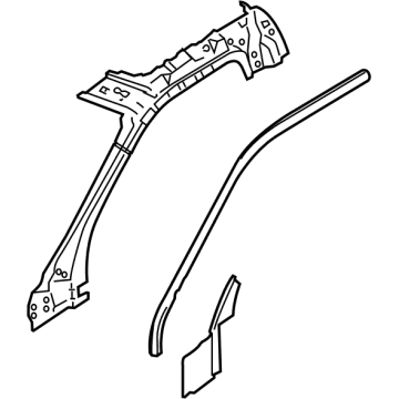 Ford HC3Z-2551186-B Rail Assembly - Body Side - Upper