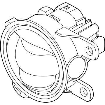 Ford JX7Z-15200-A Lamp Assembly - Fog - Front