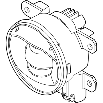 Ford JB3Z-15201-C Lamp Assembly - Fog - Front