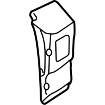 Ford 4S4Z-5429333-AA Extension - D Pillar