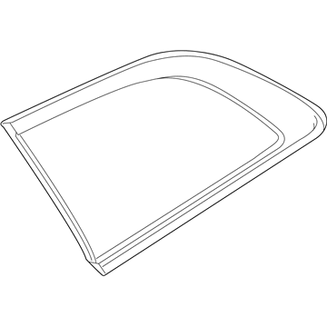 Lincoln AE9Z-7429710-A Glass - Quarter Window