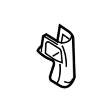 Ford 8A8Z-7860262-AA Cover - Seat Belt - Upper