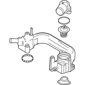 Ford 7R3Z-8C368-G Pipe - Water Bypass
