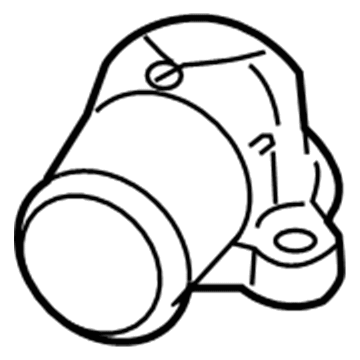 Ford 7R3Z-8592-A Connection Water Outlet