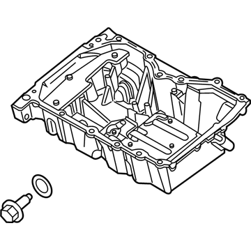 Ford CJ5Z-6675-G Pan Assembly - Engine Oil