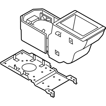 Ford AE9Z-74045A36-AA Panel Assembly - Console