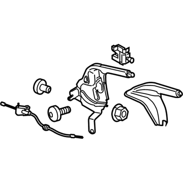 Ford D2BZ-2780-B Lever Assembly - Parking Brake