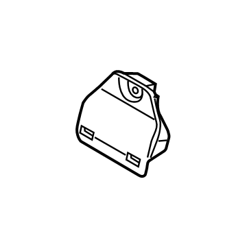Ford BK3Z-99611B90-EA Bezel - Seat Belt Guide Bracket