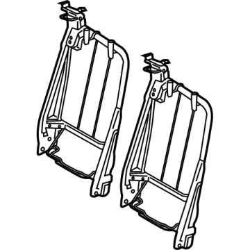 Ford BK3Z-99613A38-T Frame And Spring - Front Seat