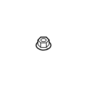 Ford -W520102-S440 Nut - Flanged