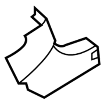 Ford 7T1Z-6102344-AA Panel - Cowl Side Trim