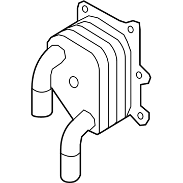 Ford Edge Engine Oil Cooler - 7T4Z-6A642-A