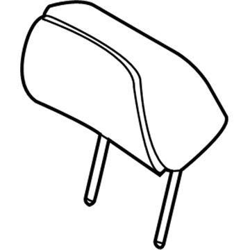 Ford BC3Z-25611A08-A Head Rest Assembly