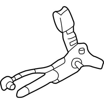 Mercury 6L8Z-7861203-BA Buckle Assembly - Seat Belt