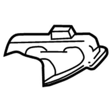 Ford F77Z-18B299-DA Cover - Heater Blower