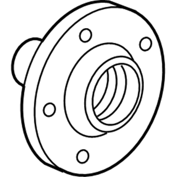 Ford 8F9Z-1104-A Hub Assembly - Wheel