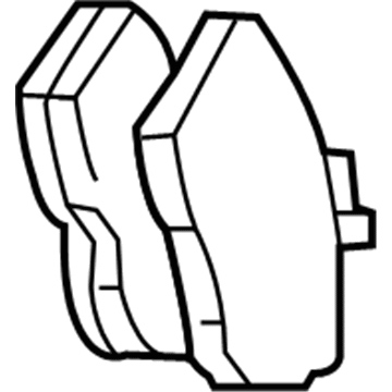 Mercury 5U2Z-2V200-D Kit - Brake Shoe And Lining