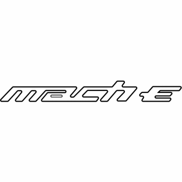 Ford LJ8Z-16720-A Name Plate