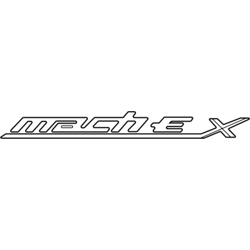 Ford LJ8Z-16720-P Name Plate