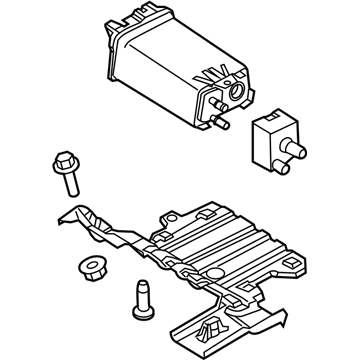 Ford AG1Z-9D653-D Cannister - Fuel Vapour Storage