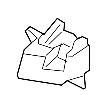 Ford LB5Z-17D942-A Lower Reinforcement, Passenger Side LB5Z-17D942-A Ford Lower Reinforcement, Passenger Side Illustration 1 of 1