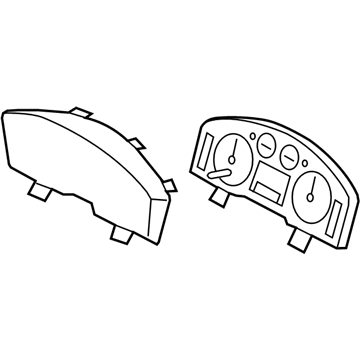Lincoln BA5Z-10849-CA Instrument Cluster