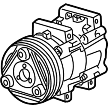 Mercury 4F2Z-19703-AB Compressor Assembly