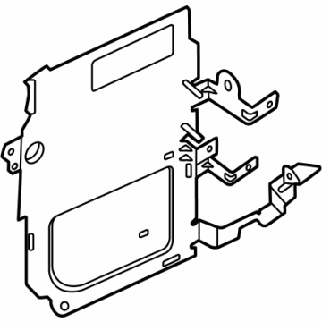 Lincoln LX6Z-12A659-K Bracket - Engine Control Module