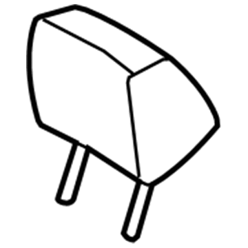 Ford BC3Z-28611A08-BA Pad - Headrest