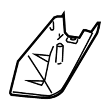 Mercury 5F9Z-5B754-AA Shield - Rear