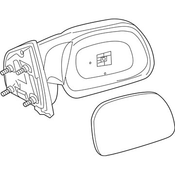 Ford F81Z-17682-AAA Mirror Assembly - Rear View Outer