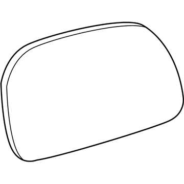 Ford F81Z-17K707-AA Glass Assembly - Rear View Outer Mirror