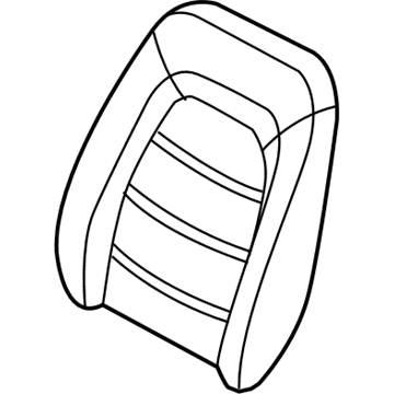 Ford 7L2Z-7864416-BB Cover Assembly - Seat Back