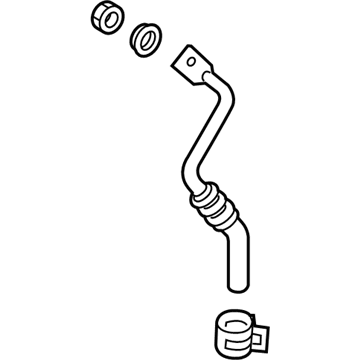 Ford JX6Z-7C410-H Tube - Oil Cooler