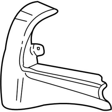 Ford XL5Z-1367518-AAE Cover - Rear Seat Heel