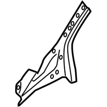 Lincoln DP5Z-5402508-B Pillar - Front Body