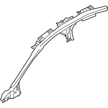 Lincoln HP5Z-5451186-A Rail Assembly - Body Side - Upper