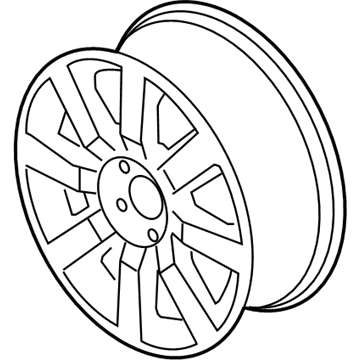 8G1Z-1007-A Ford Wheel, Alloy Illustration 1 of 1