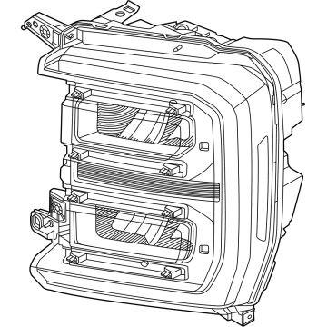 Ford PC3Z-13008-J Lamp Assembly PC3Z-13008-J Ford Lamp Assembly Illustration 1 of 1