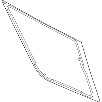 Ford LB5Z-7629700-A Glass - Quarter Window