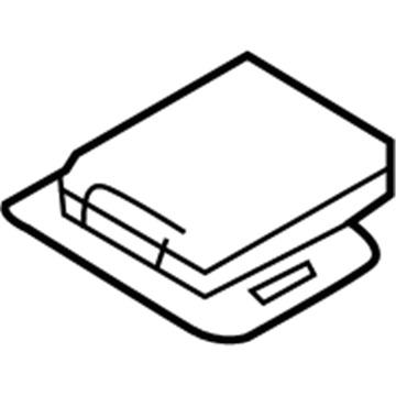 Ford AE5Z-10E893-B Satellite Ant, Rear AE5Z-10E893-B Ford Satellite Ant, Rear Illustration 1 of 1