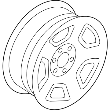 Ford 7L3Z-1015-A Wheel Assembly