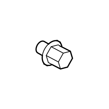 Ford 2L1Z-1012-AA Nut - Wheel