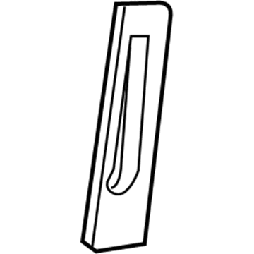 Mercury 4F2Z-1760262-AAA Cover - Seat Belt Retractor