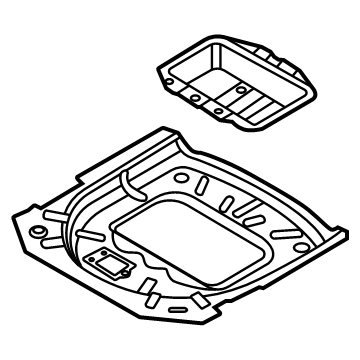 Lincoln LX6Z-7847122-M Extension - Rear Floor Panel - Side