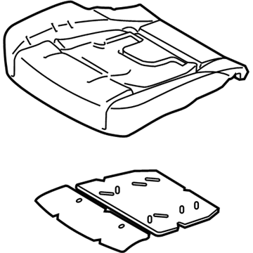 Ford JL3Z-15632A23-A Pad - Seat Cushion