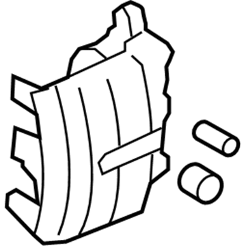 Ford AL3Z-2B121-B Caliper Assembly - Brake - Less Pad