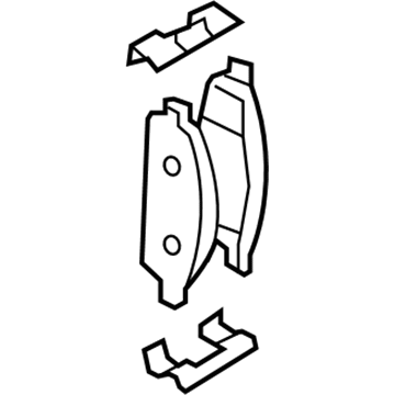 Ford FL1Z-2001-E Kit - Brake Lining
